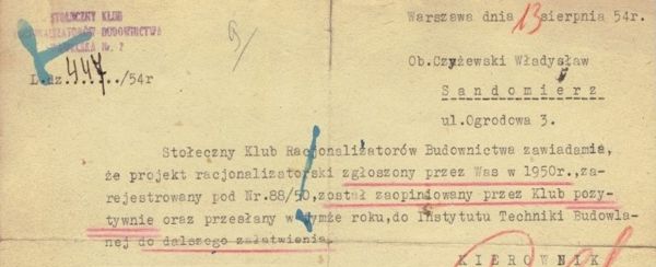 Klub racjonalizatorow budownictwa m